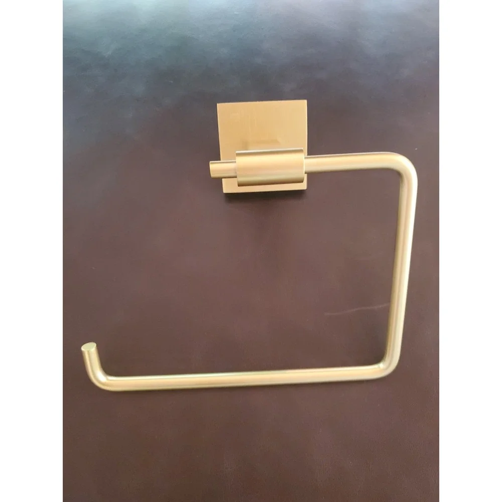 KOKOSIRI TOWEL HOLDER GOLDEN CHAMPAIGN  NO SCREWS -B3007BG (B-7) NEW